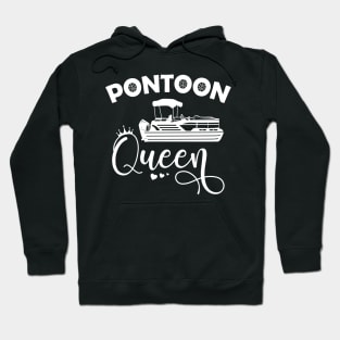 Pontoon Queen Shirt Funny Pontoon Boat Lover Girls Hoodie